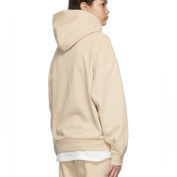 Pangaia Beige 365 Hoodie 100% Organic Cotton Tan Cream Unisex Pocket M - Picture 2 of 13